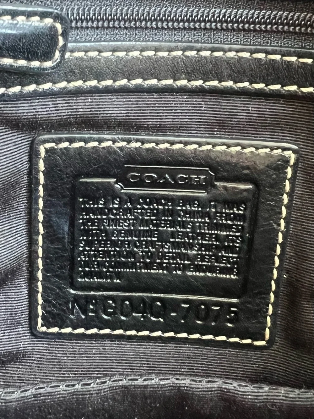 Coach SOHO Vintage 2004 Black and Gray Mini Cs Signature Canvas Shoulder Bag